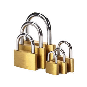 Candados con llave de alta seguridad pulidos duraderos de latón macizo de 20mm-60mm para equipaje, maletas, cajones LY - Product Image 1