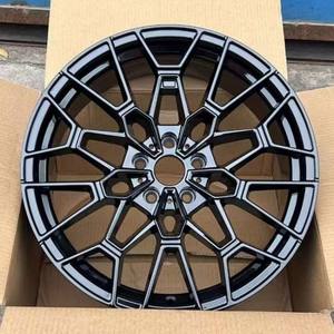 Rines Deportivos DF002 para Automóviles de Pasajeros, Fabricados con Tecnología Flow Forming, Color Negro Brillante, Aptos para M3 M4 827M E30 <span class=keywords><strong>E46</strong></span> E36 E60, 18 19 20 Pulgadas, 5X112 5X120, Diseño Escalonado - Product Image 2