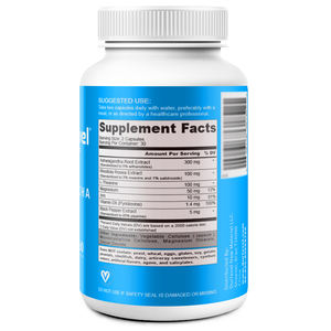 Biologische <span class=keywords><strong>Ashwagandha</strong></span>-Wortelcapsules Voor Stressverlichting En Slaapondersteuning 60 Veganistische Caps - Product Image 2