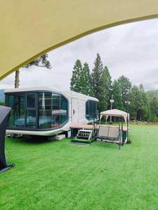 Space Apple Capsule House Vila casas prefabricadas casa de invitados modular casas pequeñas listas para enviar - Product Image 5