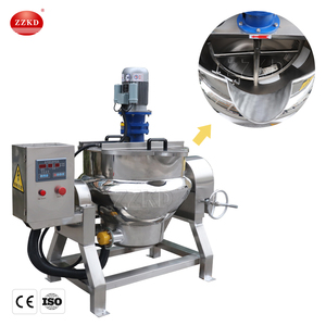 Hervidor de vapor con camisa de 50L para recipiente de cocina de procesamiento de frutas y verduras - Product Image 4