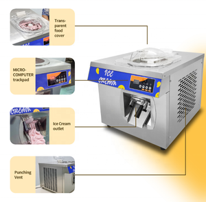 Machine à glace dure commerciale Mugworthe Mech - Style italien, économie d'énergie, 220V, garantie 1 an - Product Image 6