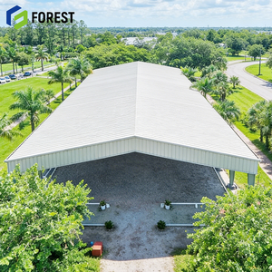 โครงสร้างเหล็กกันไฟแบบโครงข้อหมุนระยะยาว โรงงานผลิตแผ่นหลังคาลูกฟูก คุณภาพเยี่ยม โกดังเก็บความร้อน อพาร์ทเมนท์ - Product Image 1