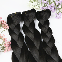 Nouvel Arrivage Extensions de Cheveux Humains Cambodgiens Lisses Yaki Légers, Tissages de Cheveux Vierges Double Drawn à Cuticules Intactes pour Professionnels