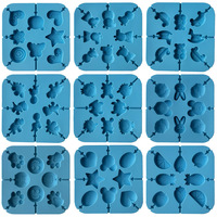Hausgemachte Cartoon Lollipop Mold Lebensmittel qualität Silikon Candy Tools zum Mahlen von Cheese Stick Kreative Kuchen Werkzeuge Geschenk ideen