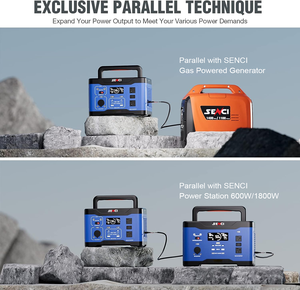 Lithium Battery 800w 1000w <b>Solar</b> <b>Generator</b> 1500W 1800W Large Capacity AC Emergency Portable Power Station With 800T - Product Image 4