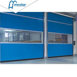 Automatic PVC Durable Fabric High Speed Rolling Shutter Door with CE