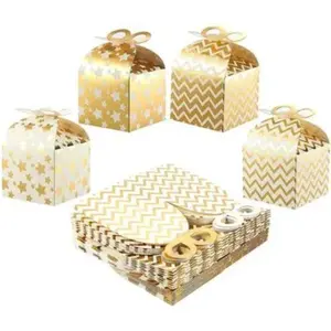 참신 주문 디자인 크리스마스 선물을 위한 백색 마분지 음식 급료 결혼식 호의 감미로운 상자