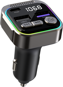 Super Snel Opladen Auto Mp3 Speler 22.5W Fm Zender Auto <span class=keywords><strong>Bluetooth</strong></span> Adapter Draadloze Radio Muziekadapter Auto Kit - Product Image 3