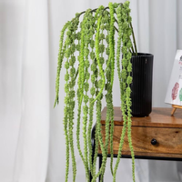 Nouvelle Arrivée 110cm Feuillage Artificiel en Mousse Amarante Fait Main pour Mariage, Fête des Mères, Décoration Intérieure