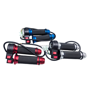 Acelerador de Pulgar Universal para Bicicleta Eléctrica con Interruptor de 3 Velocidades, Empuñadura de Acelerador para Bicicleta Eléctrica y Motocicleta Eléctrica - Product Image 1