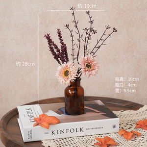 Bouquet de fleurs artificielles Plain Realm en soie pour la décoration intérieure et les loisirs créatifs - Product Image 3