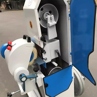 Polisseuse de tuyaux ronds à courroie simple, machine de meulage de cercles extérieurs, 380V 3kW, roue de 300mm, table 1300x70x1300mm