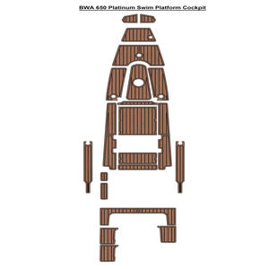 Plancher en teck EVA BWA 650 Platinum pour usage maritime extérieur, installation à clic lisse, design moderne, vente chaude sur eBay AliExpress - Product Image 2