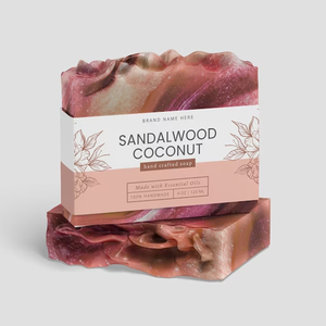 Individuell Bedruckte Logo-Seifenpapierhüllen Kartonverpackung Umhüllung Beschichtete Papierhüllen für Handgemachte Seifenstücke - Product Image 6