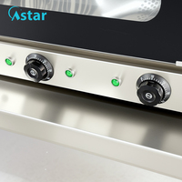 Horno de Convección Eléctrico Digital para Cocina Comercial, Temporizador Programable, Termostato Automático Ajustable, para Pan y Harina de Maíz