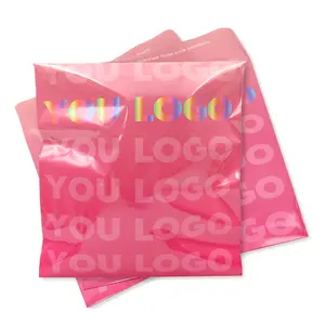Custom Boutique Poly Mailers Plastic Printed Mailing Bag Self Adhesive Apparel Shipping Courier Bag
