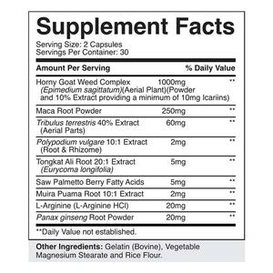 Suppléments à base de plantes pour la santé masculine <span class=keywords><strong>Epimedium</strong></span> personnalisés ODM OEM pour les suppléments d'endurance et de vitalité pour hommes - Product Image 3