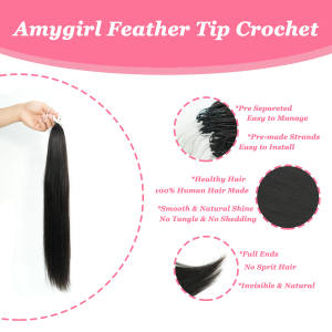 Extensiones de Cabello Humano Brasileño Remy con Micro-Anillos, 100g, 14-30 Pulgadas, Liso, Color Personalizable, Sin Enredos - Product Image 4