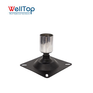 WELLTOP Nouveautés Accessoires de Meubles Quincaillerie Plaques Pivotantes de Chaise en Métal Pivot de Retour Automatique à <span class=keywords><strong>360</strong></span> Degrés avec <span class=keywords><strong>Plateau</strong></span> - Product Image 3
