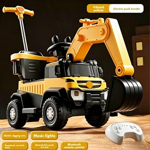 Escavatore Giocattolo in Plastica <span class=keywords><strong>di</strong></span> Grandi Dimensioni per Bambini da <span class=keywords><strong>2</strong></span> a 4 Anni - Veicolo da Costruzione Elettrico Telecomandato con Batteria - Product Image 4