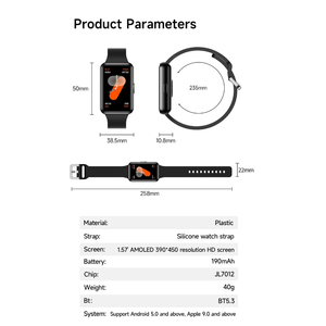 Reloj Inteligente AIMB-Z23 con Llamadas Inalámbricas, Monitor de Frecuencia Cardíaca, Oxígeno en Sangre, Monitor de Sueño, Modo Deportivo, Música, Alarma, Recordatorio <span class=keywords><strong>para</strong></span> Hombres y Mujeres - Product Image 5