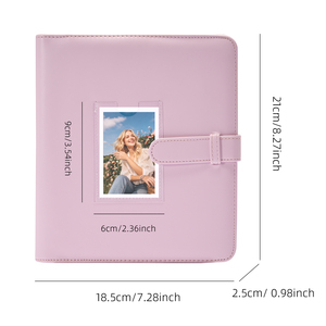 Lerp y venta al por mayor 272 bolsillos cubierta de cuero Pu con bolsillos álbumes de <span class=keywords><strong>fotos</strong></span> Fujifilm <span class=keywords><strong>Instax</strong></span> <span class=keywords><strong>Mini</strong></span> 8/9/11/12 película álbum de <span class=keywords><strong>fotos</strong></span> - Product Image 2