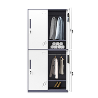 Casiers à vêtements modernes en acier durable pour salles de classe, hauteur réglable, autoportants, pour étudiants, usage commercial, maison, appartement, chambre