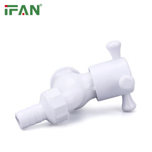 IFAN Muestra <span class=keywords><strong>gratis</strong></span> Grifo de cocina de plástico Material de PVC Color blanco Grifo de agua de plástico de 1/2 pulgadas - Product Image 5