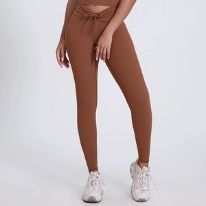 Yüksek kalite sıkı <span class=keywords><strong>Push</strong></span> up kadınlar için sıkı Yoga pantolonu çıplak yumuşak rahat nem esneklik spor ganimet tayt - Product Image 6