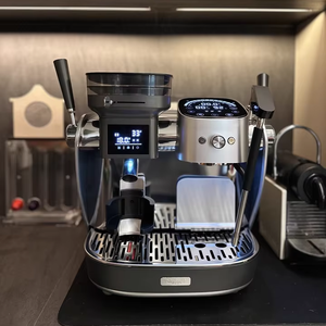 Cafetera Profesional Italiana para Capuchino: Máquina de Espresso de Acero Inoxidable de 15 Bares para el Hogar y Hoteles - Product Image 1