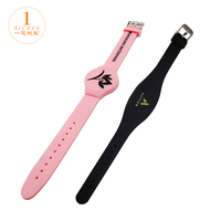 Bracelet NFC en PVC et silicone réglable Nichen One avec puce RFID 1K, code QR, carte de membre, paiement, étanche/résistant aux intempéries, 13,56 MHz