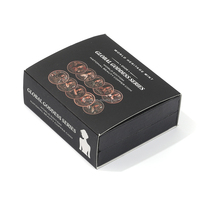 Estuche de Regalo para Monedas Conmemorativas, Caja de Presentación Forrada en Terciopelo para Monedas Metálicas de 40 mm con Temática de Extraterrestres, OVNIs y Espacio, para Coleccionistas