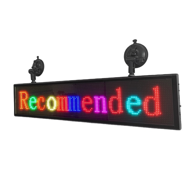 Custom Led Screen Car Advertising Small Display P5 Mini Led Display for Car Suction Cup Led Car Display Board