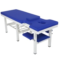 Lit de beauté multifonctionnel renforcé à six pieds table de massage portable lit de massage pour spa de beauté