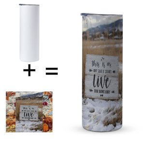 Stainless Steel 20oz Straight Tumbler Vacuum Insulated Custom Logo <b>Personalized</b> - Product Image 5