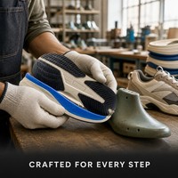 Semelles de chaussures personnalisables directement de l'usine, légères, antidérapantes, absorbant les chocs, en matériau TPR durable et confortable.