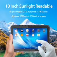 Tableta Industrial Resistente CENAVA A18ST de 10 Pulgadas, IP68 Impermeable, 1000nit Legible Bajo la Luz Solar, 4G LTE con Función de Huella Dactilar