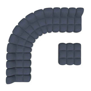 Canapé modulaire convertible en forme de serpent sans fin pour restaurant, semi-circulaire, de luxe, pour salon - Offre spéciale - Product Image 2