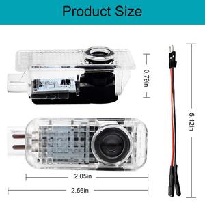 Projecteur de logo LED pour porte de <span class=keywords><strong>voiture</strong></span> pour Audi, lumières de bienvenue fantôme, <span class=keywords><strong>symbole</strong></span> emblème, lumières de courtoisie pour marchepied - Product Image 6