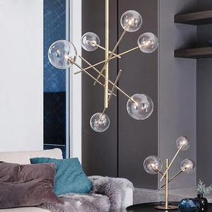 <span class=keywords><strong>Lustre</strong></span> en <span class=keywords><strong>boule</strong></span> de <span class=keywords><strong>verre</strong></span> moderne pour salle à manger, cuisine, salon, chambre à coucher, plafonnier suspendu, luminaires d'intérieur - Product Image 5