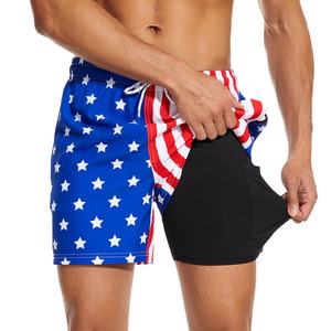 Bañadores de Verano Personalizados con Estampado Degradado para Hombre, Tallas Grandes, Estampado Animal, Paisley, Cuadros, Shorts de Playa, Bikini Deportivo para Hombre - Product Image 4
