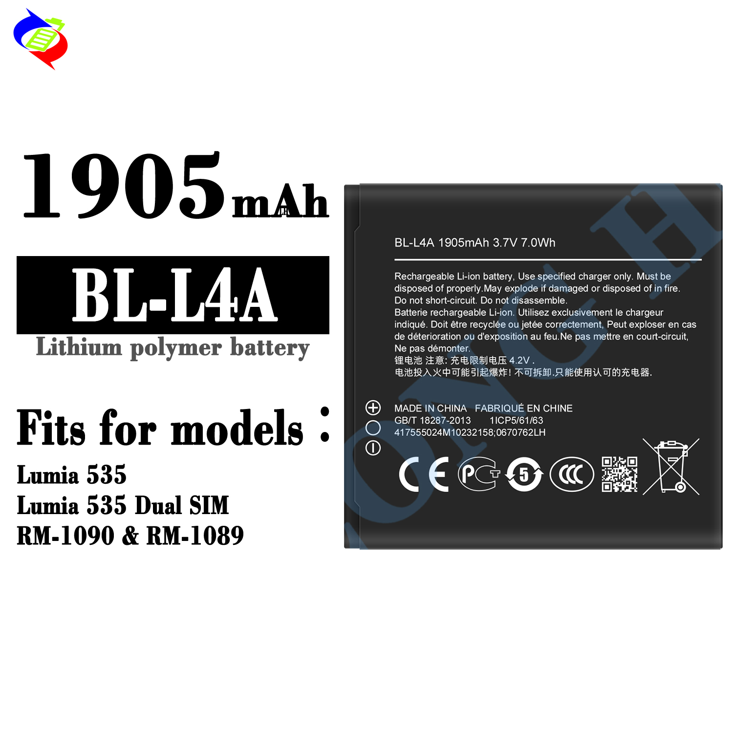 3000 mAh batteria sostitutiva EB-BG950ABA per Samsung