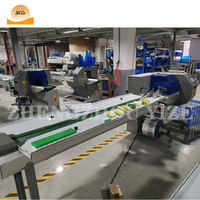 Machine à emballer à flux Biscuits Biscuit Alimentaire Emballage horizontal Bonbons Oreiller Type Machine d'emballage Compresse