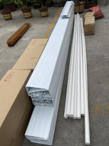 PVC-Rahmen rinne Außen zirkulation Wasser kühlung Verdunstung skühl kissen für die Gewächshaus geflügel zucht - Product Image 4