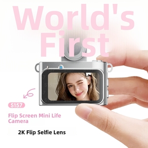 Vibrant Color Control Mini CCD <b>Camera</b> for Kids Metal Body Fixed Focus One Click Photography Portable Digital <b>Camera</b> Gift - Product Image 2