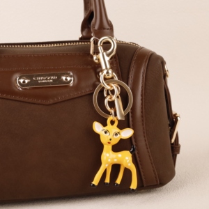 Colgante Metálico de Ciervo <span class=keywords><strong>Sika</strong></span> para Bolsos, OEM y ODM, Venta al por Mayor, Ideal para Bolsos, Cochecitos, Llaveros, Regalo Festivo - Product Image 2