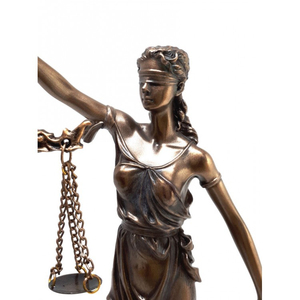 Statue de la Déesse de la Justice en bronze, taille personnalisée, pour intérieur/extérieur, cadeau pour <span class=keywords><strong>avocat</strong></span>, grande sculpture. - Product Image 2