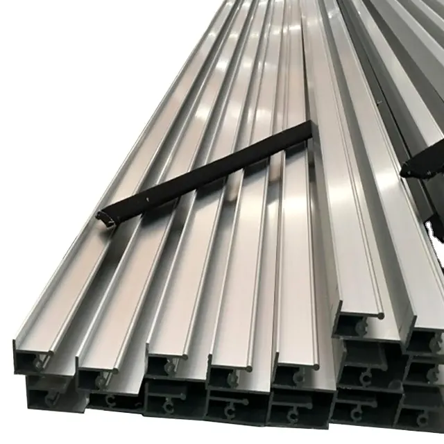 6*1m Perfil de aluminio 6x1 metros aluminio drywall-perfil barra-para anodizado LED