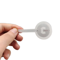 Autocollant RFID NFC personnalisé en aluminium, modèle ISO 13,56 MHz, mini, anti-déchirure, étanche, pour carte de visite, carte de membre d'hôtel